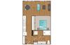 Main Street Flats 1x1 I Floor Plan Main Street Flats 1x1 I Floor Plan